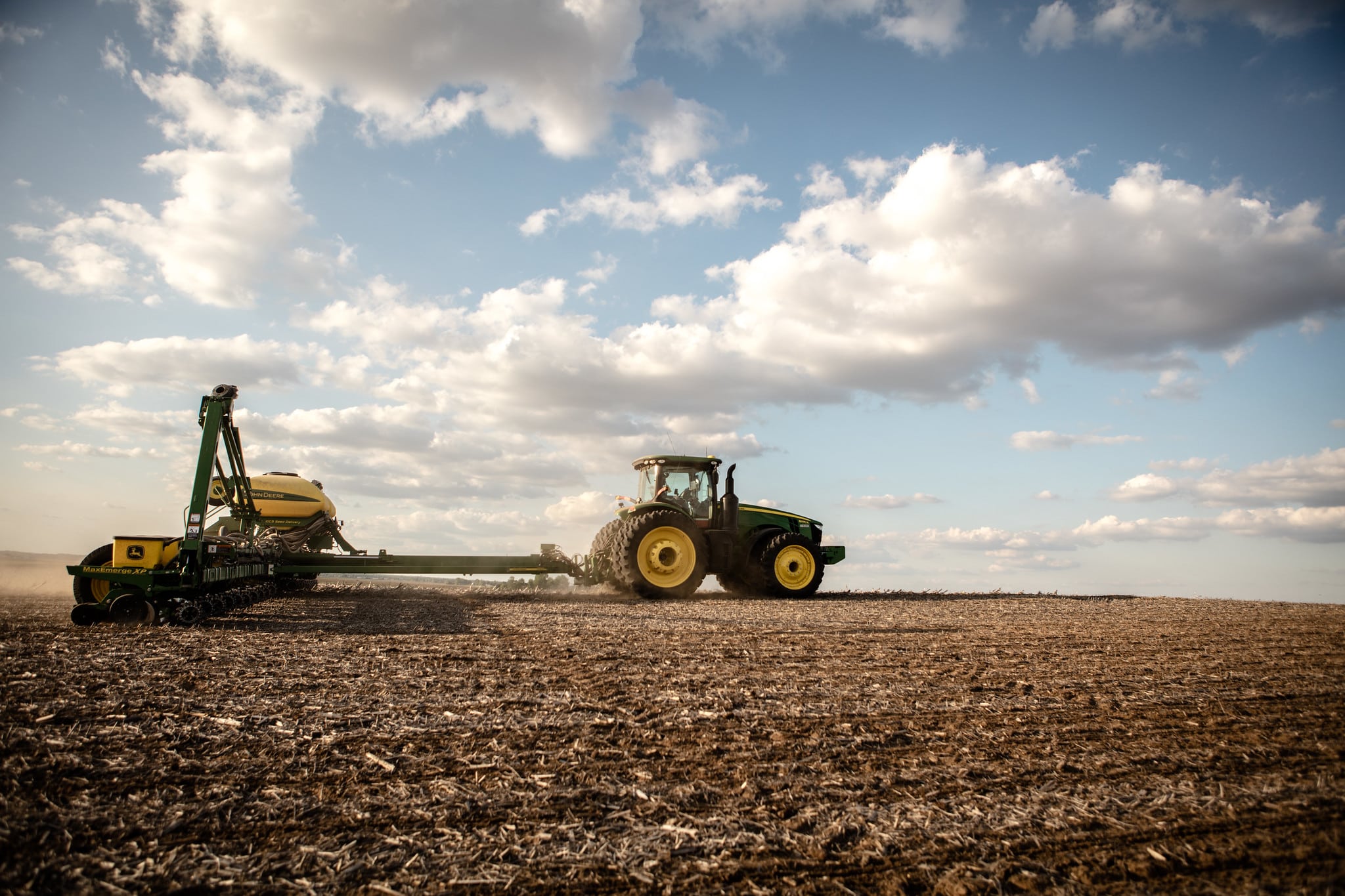 Farmer planting soybeans. (Photo credit: United Soybean Board)