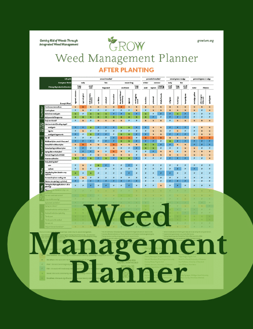 Weed Management Planner